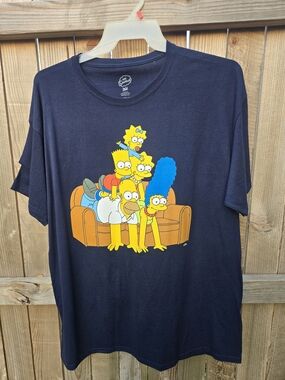 The Simpsons Family Graphic Tee - Navy